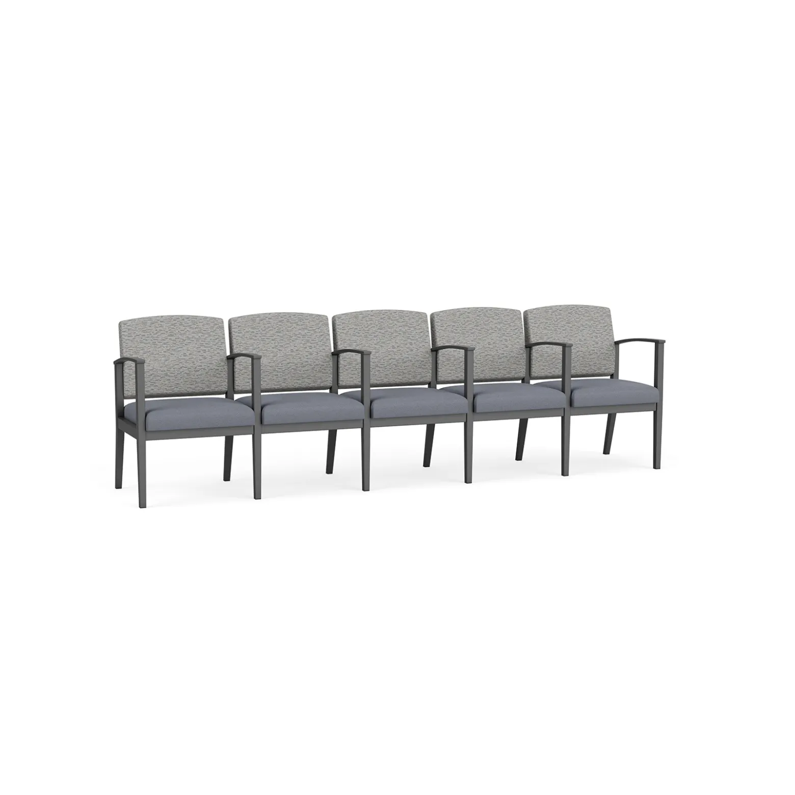 Mason Street Steel 5-Seater With Center Arms In Standard Upholstery