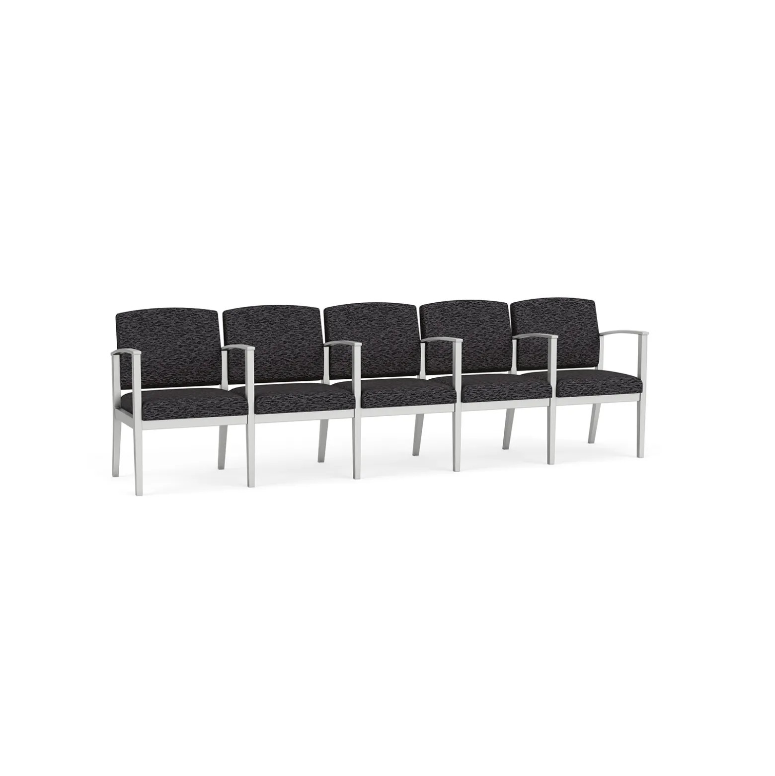 Mason Street Steel 5-Seater With Center Arms In Standard Upholstery