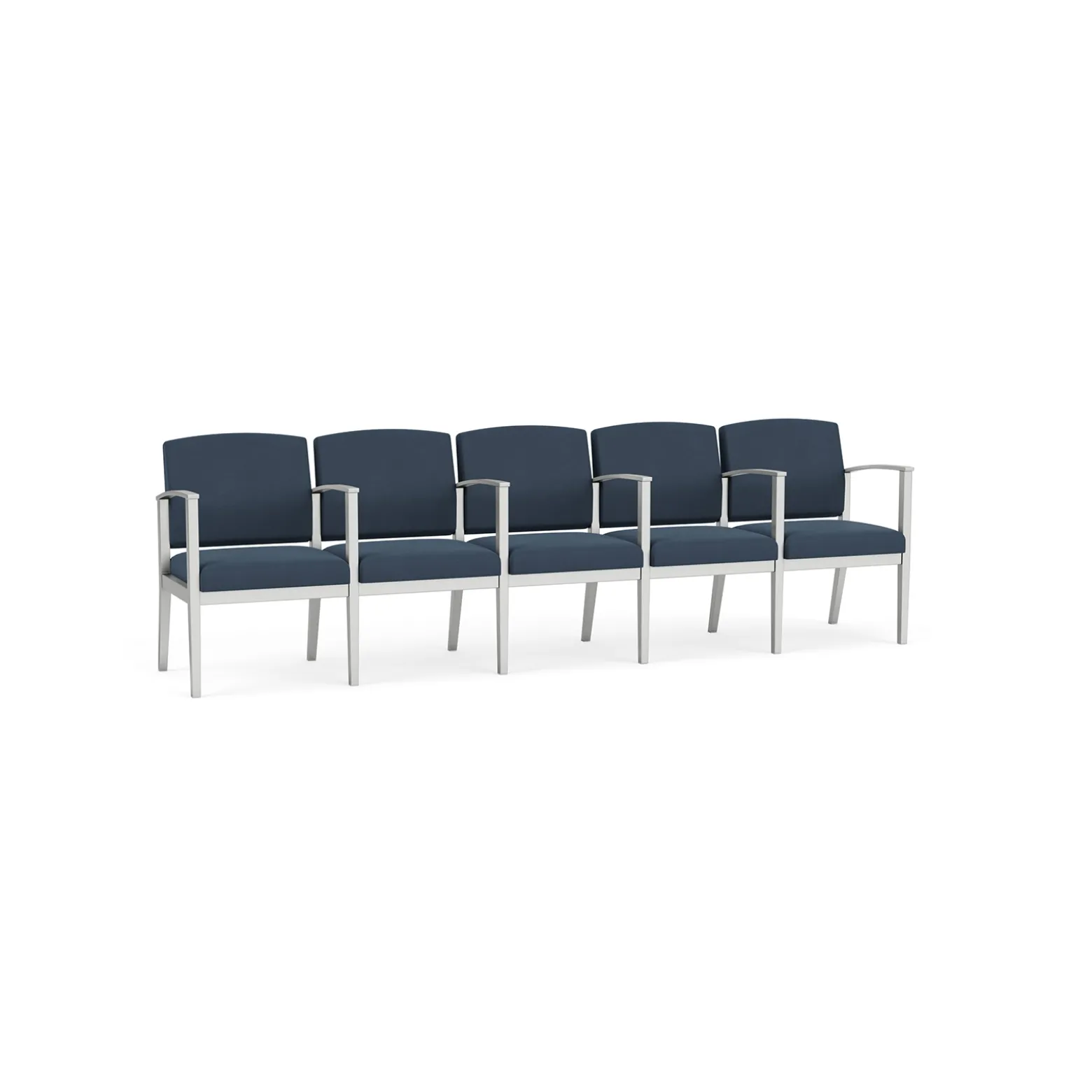 Mason Street Steel 5-Seater With Center Arms In Standard Upholstery