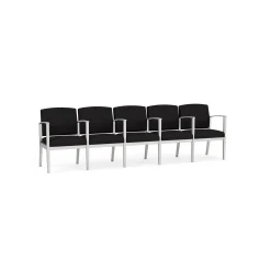 Mason Street Steel 5-Seater With Center Arms In Standard Upholstery