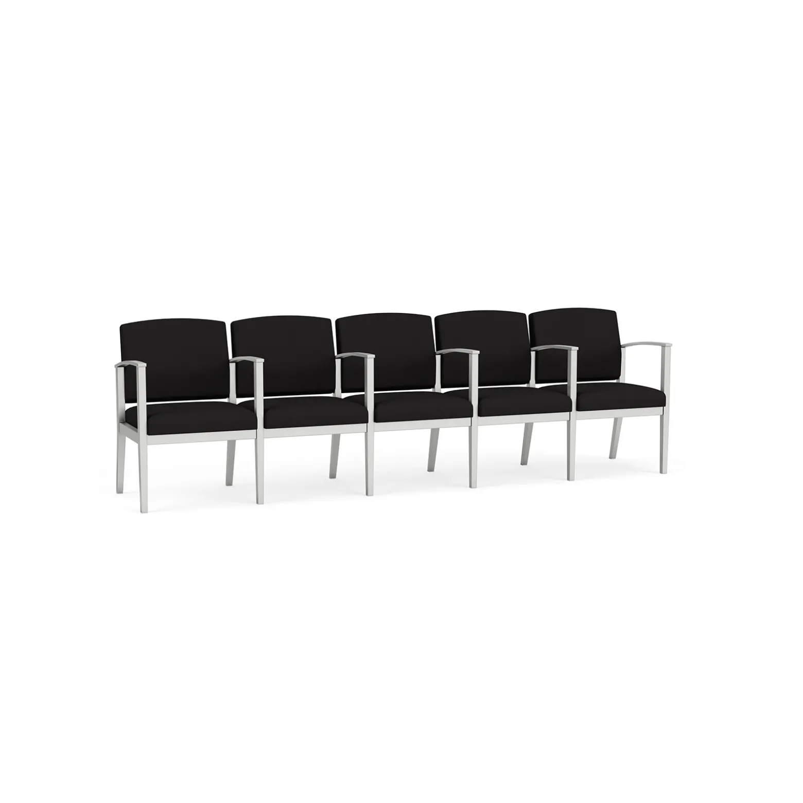 Mason Street Steel 5-Seater With Center Arms In Standard Upholstery