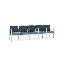 Mason Street Steel 5-Seater With Center Arms In Standard Upholstery