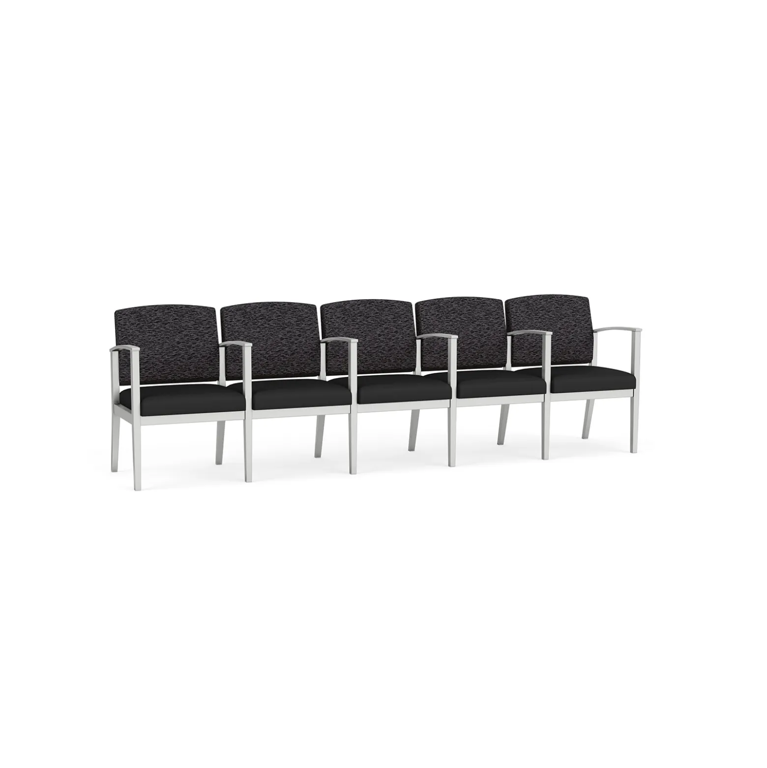 Mason Street Steel 5-Seater With Center Arms In Standard Upholstery