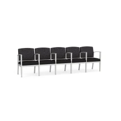 Mason Street Steel 5-Seater With Center Arms In Standard Upholstery