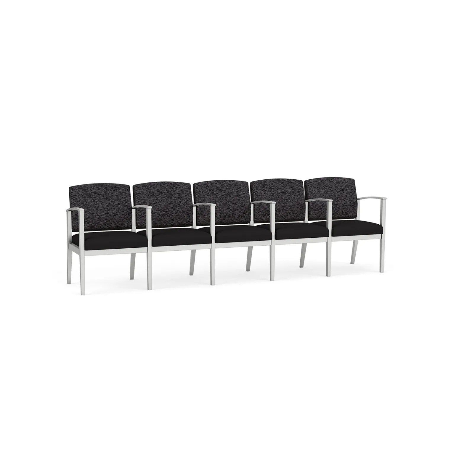 Mason Street Steel 5-Seater With Center Arms In Standard Upholstery