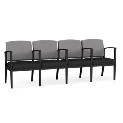 Mason Street Steel 4-Seater With Center Arms In Premium Upholstery