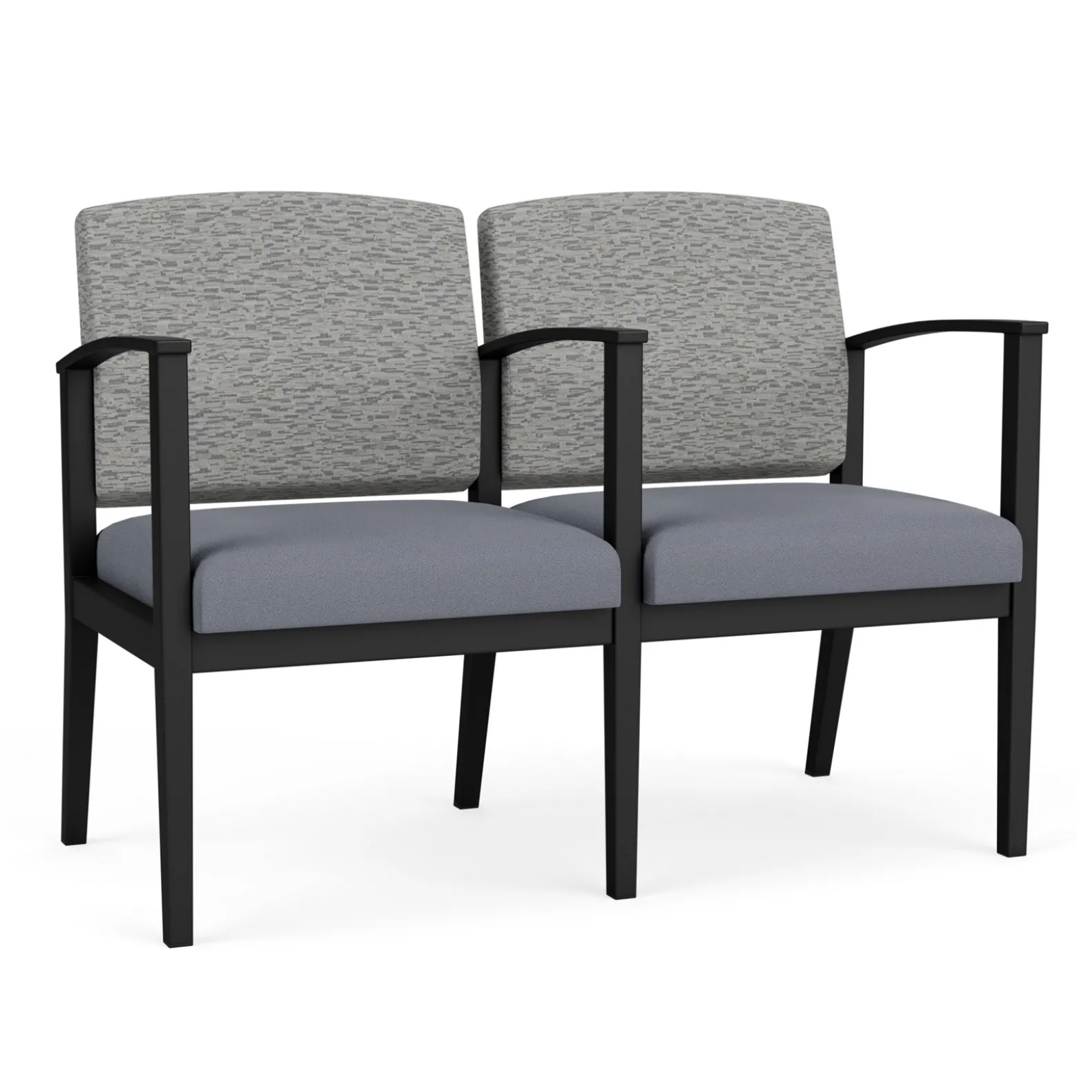 Mason Street Steel 2-Seater With Center Arm In Standard Upholstery
