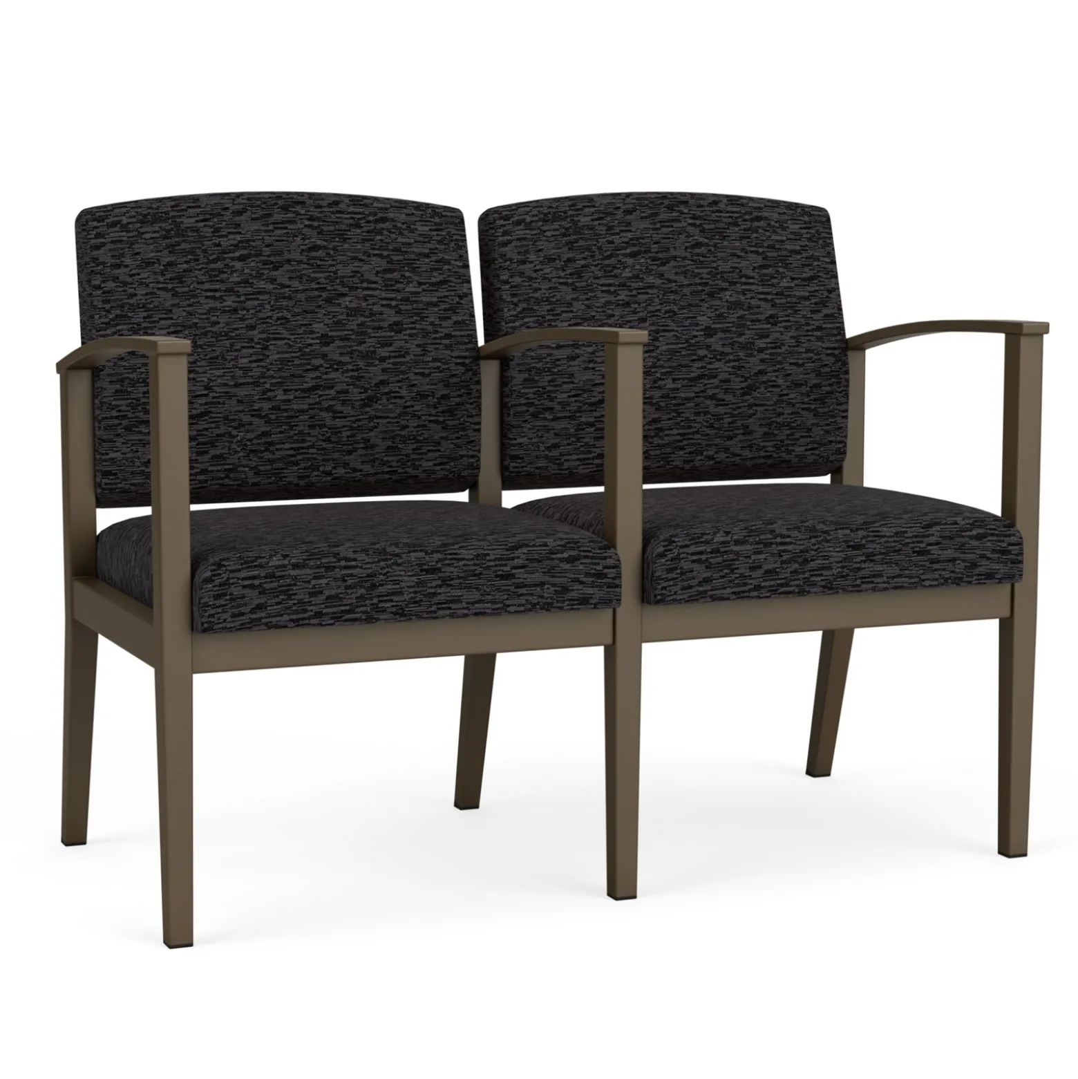 Mason Street Steel 2-Seater With Center Arm In Standard Upholstery