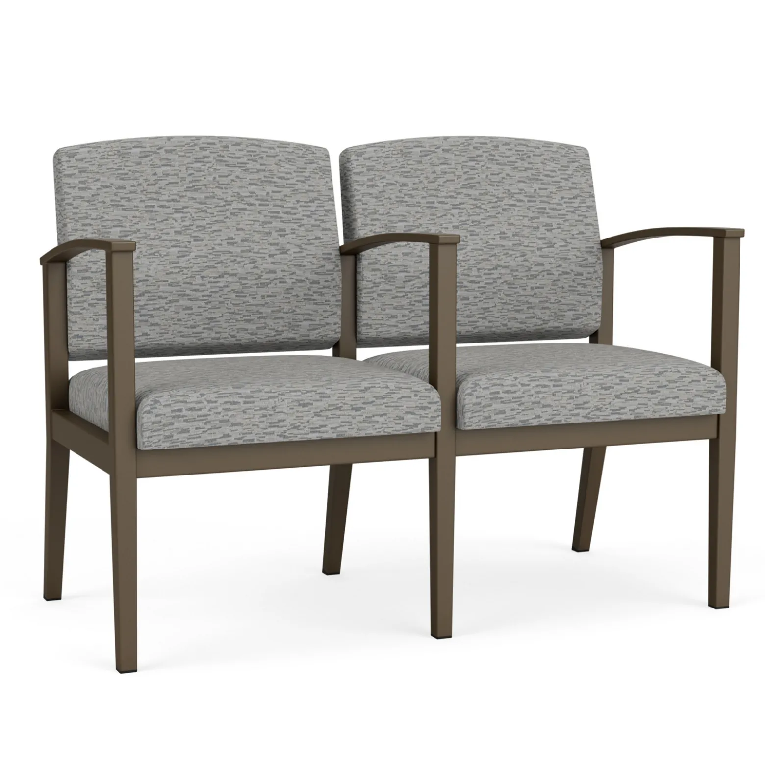 Mason Street Steel 2-Seater With Center Arm In Standard Upholstery
