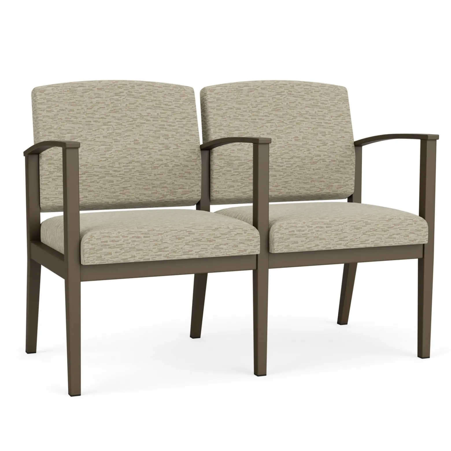 Mason Street Steel 2-Seater With Center Arm In Standard Upholstery