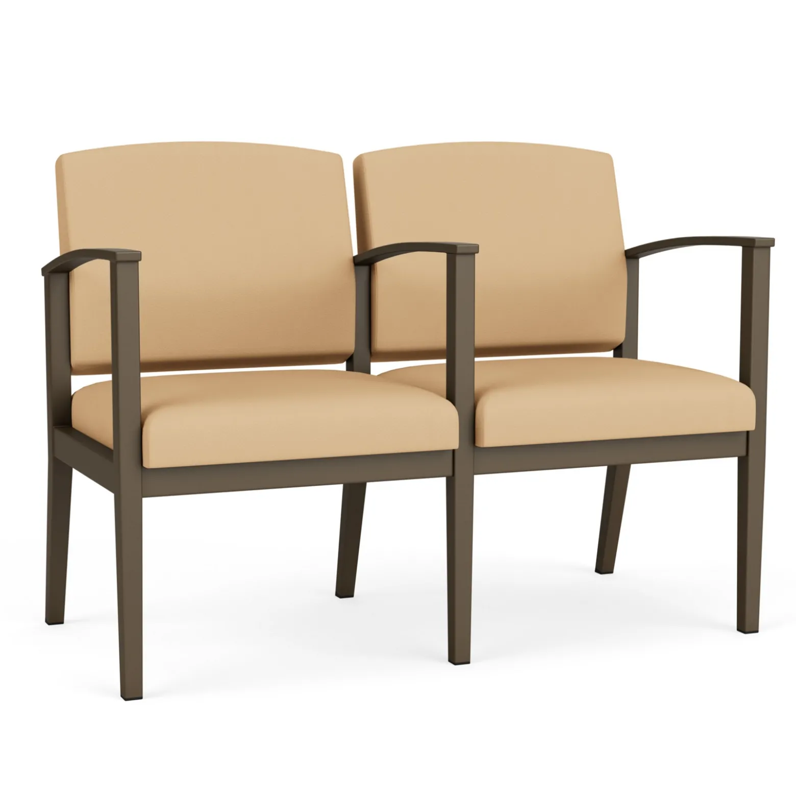 Mason Street Steel 2-Seater With Center Arm In Standard Upholstery