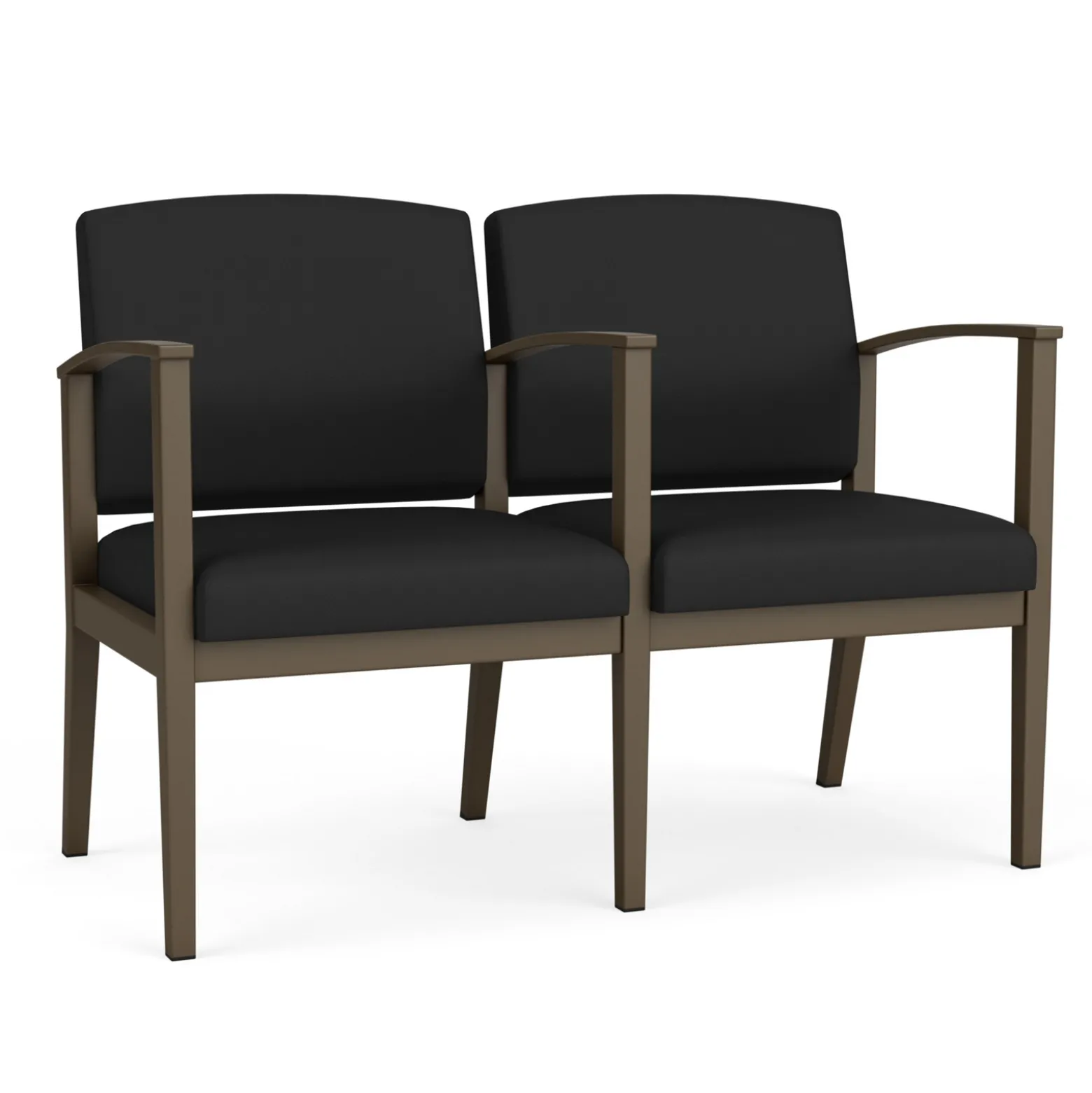 Mason Street Steel 2-Seater With Center Arm In Standard Upholstery