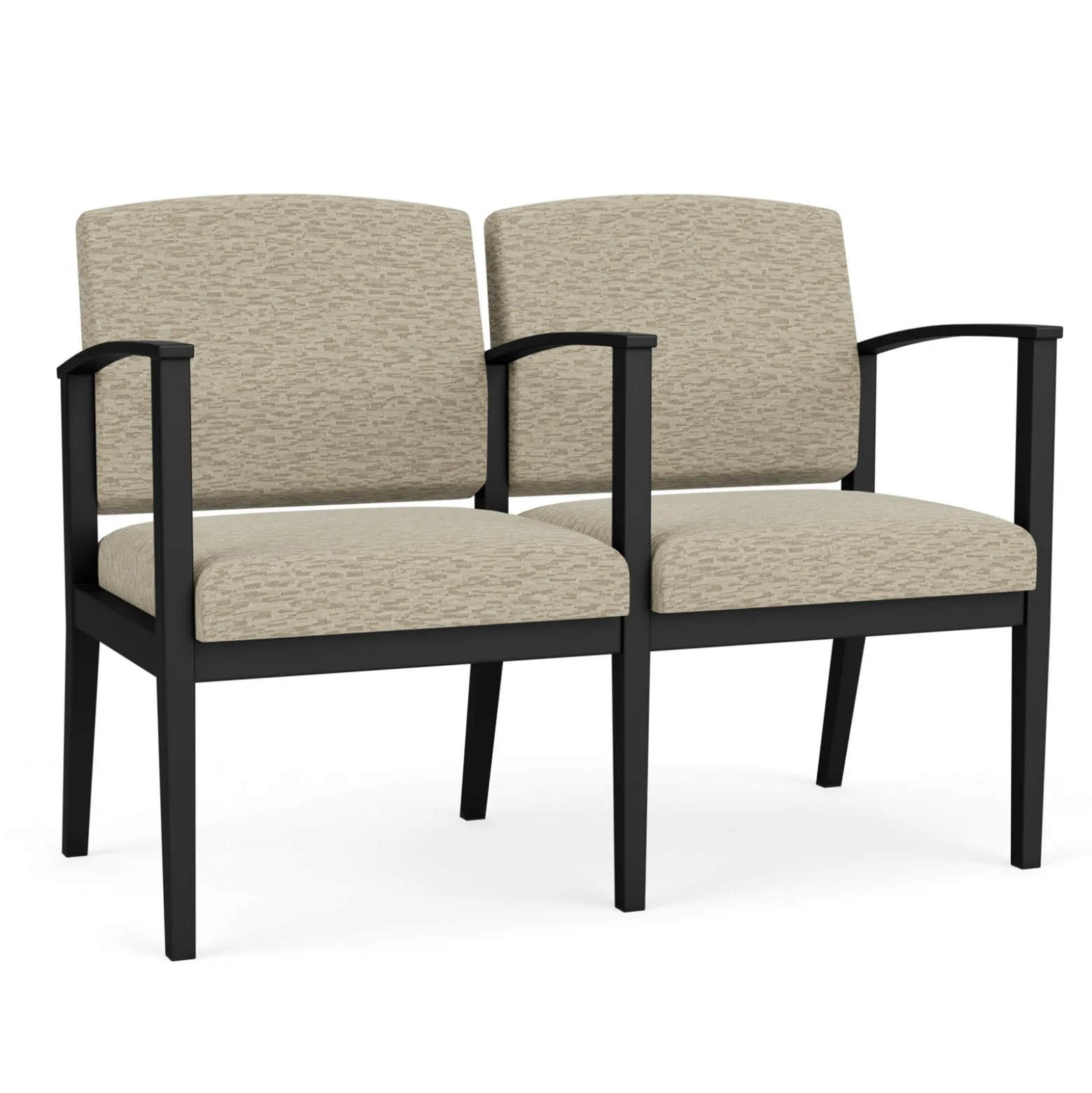 Mason Street Steel 2-Seater With Center Arm In Standard Upholstery