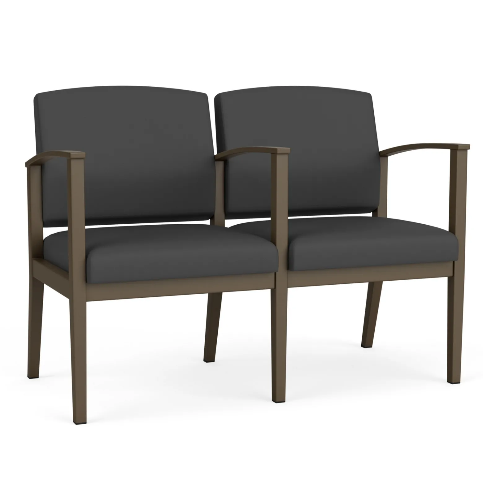 Mason Street Steel 2-Seater With Center Arm In Standard Upholstery