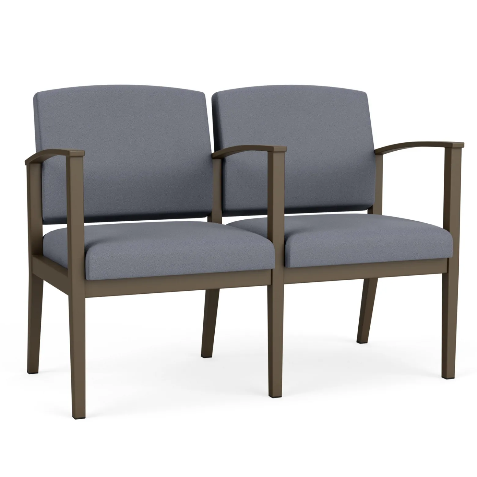 Mason Street Steel 2-Seater With Center Arm In Standard Upholstery