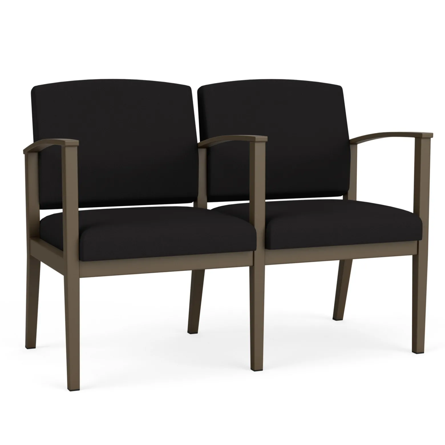 Mason Street Steel 2-Seater With Center Arm In Standard Upholstery