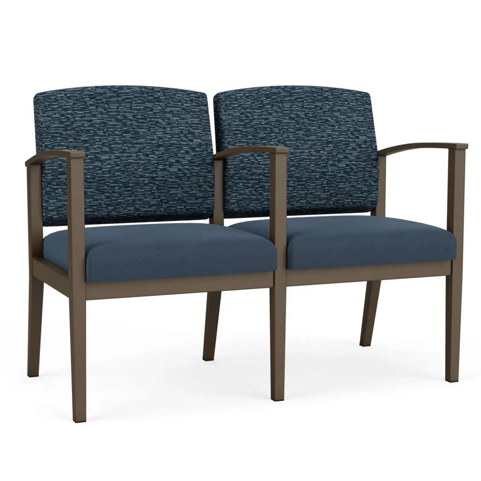 Mason Street Steel 2-Seater With Center Arm In Standard Upholstery