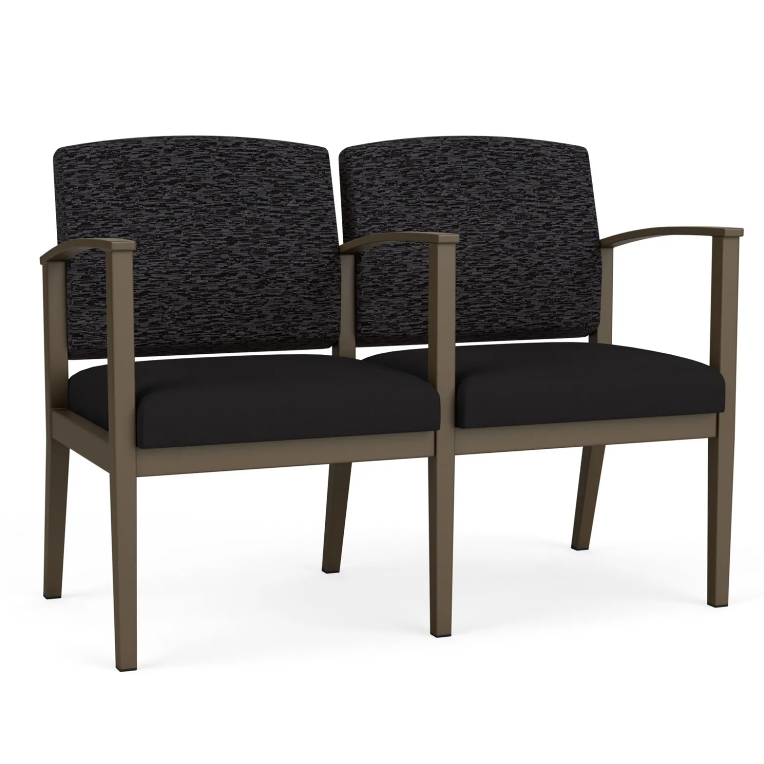 Mason Street Steel 2-Seater With Center Arm In Standard Upholstery