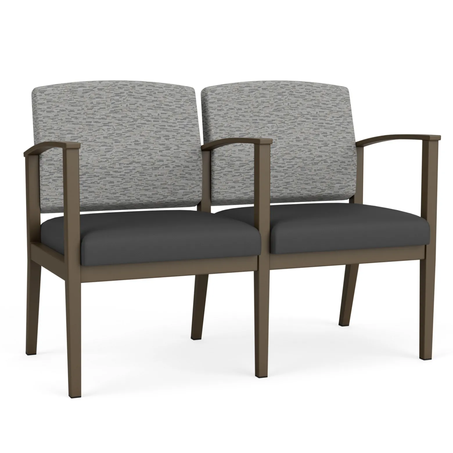 Mason Street Steel 2-Seater With Center Arm In Standard Upholstery