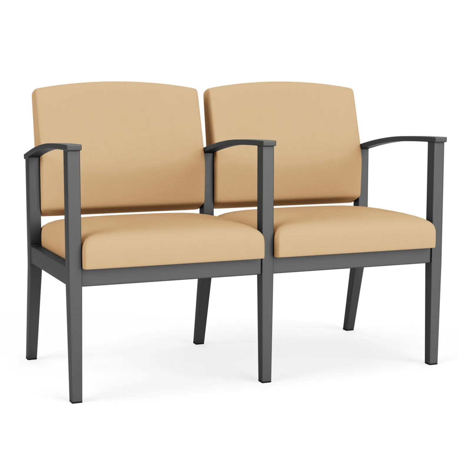 Mason Street Steel 2-Seater With Center Arm In Standard Upholstery