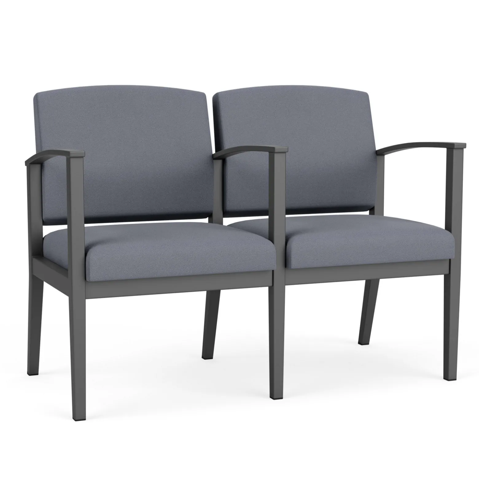 Mason Street Steel 2-Seater With Center Arm In Standard Upholstery