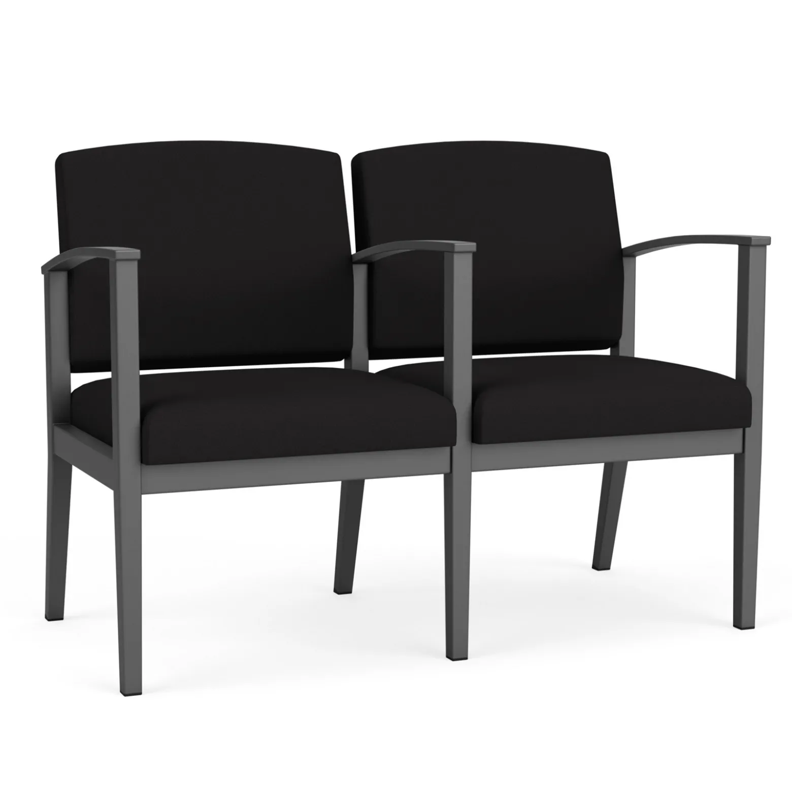 Mason Street Steel 2-Seater With Center Arm In Standard Upholstery