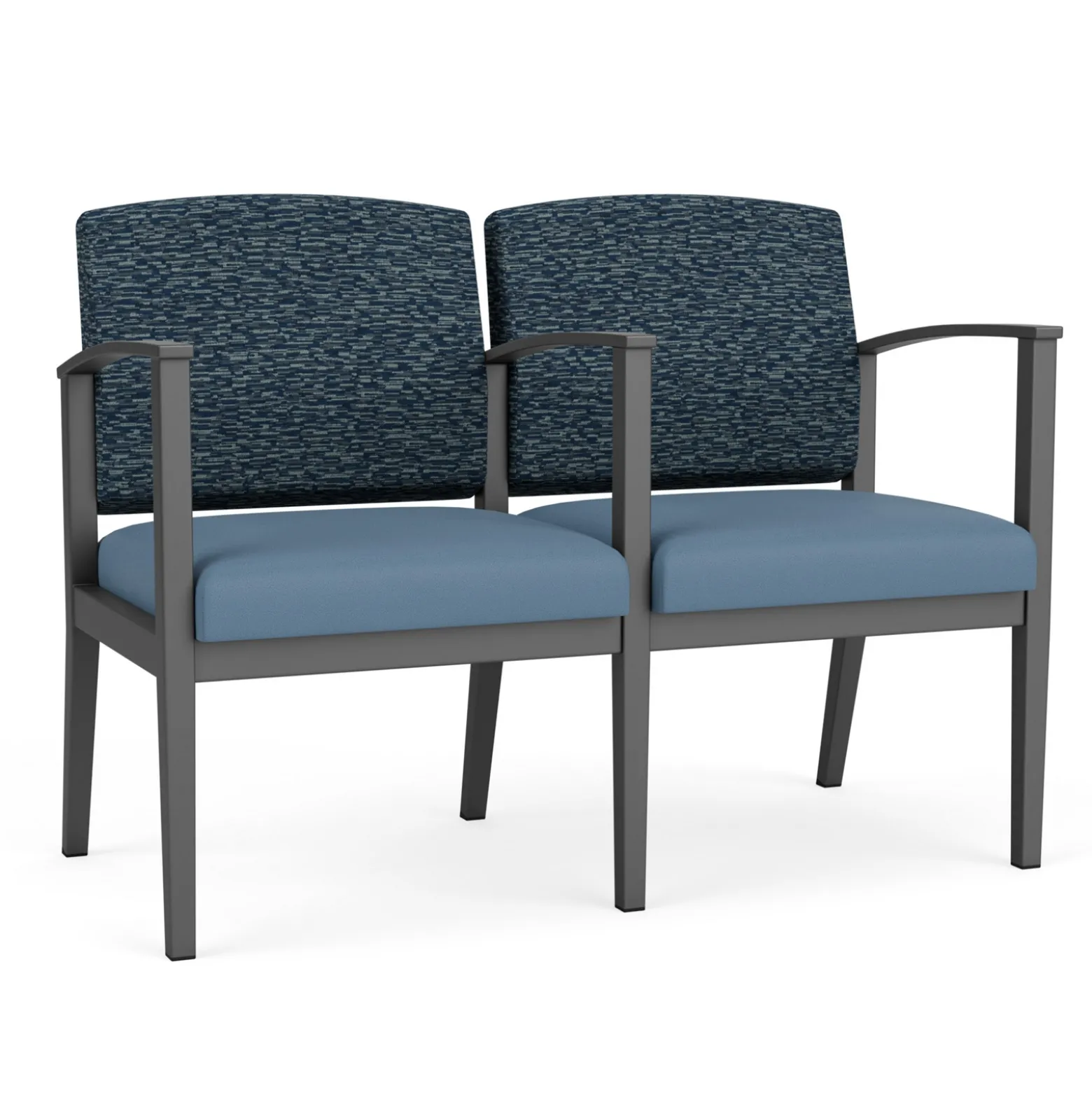 Mason Street Steel 2-Seater With Center Arm In Standard Upholstery