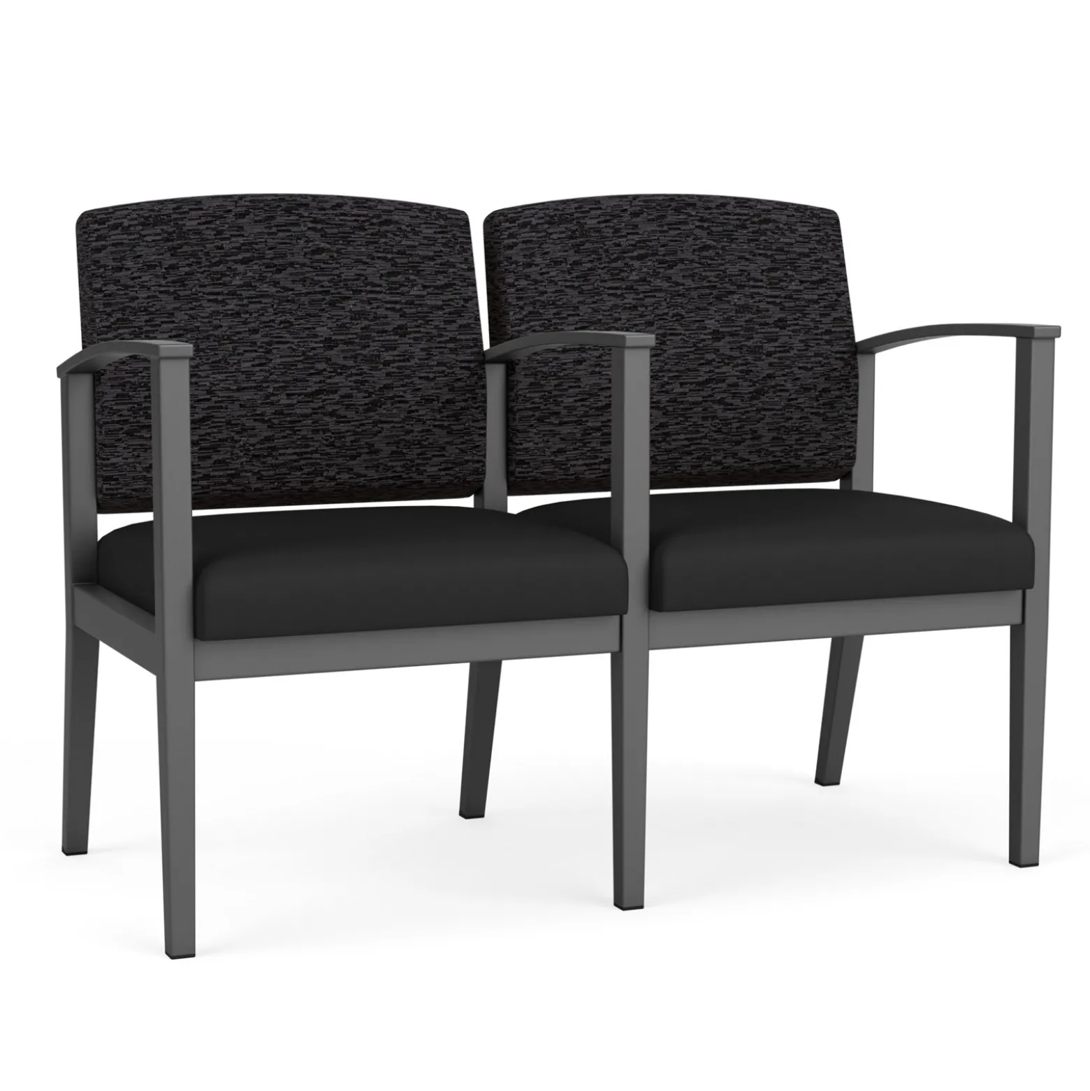 Mason Street Steel 2-Seater With Center Arm In Standard Upholstery