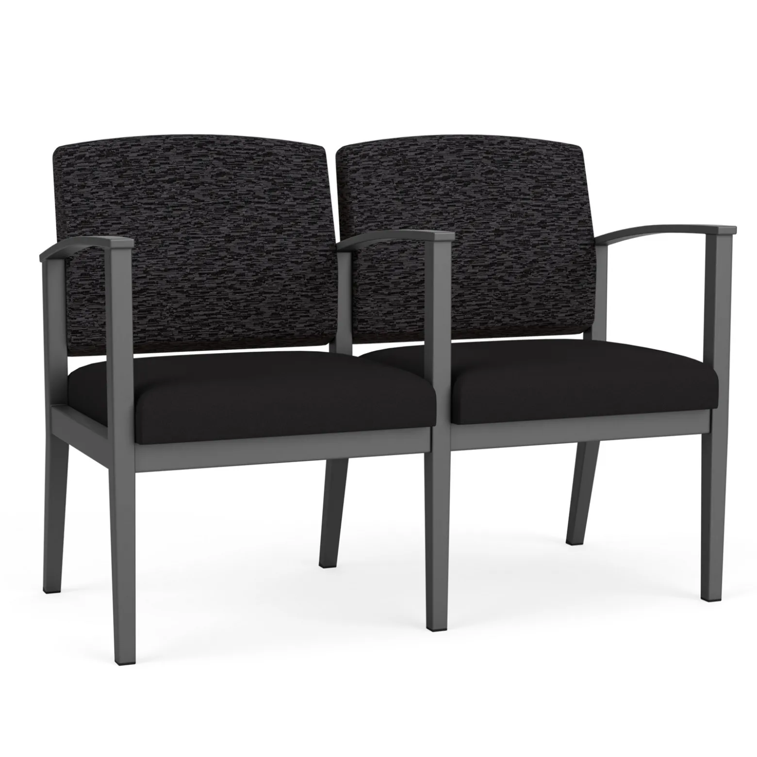 Mason Street Steel 2-Seater With Center Arm In Standard Upholstery