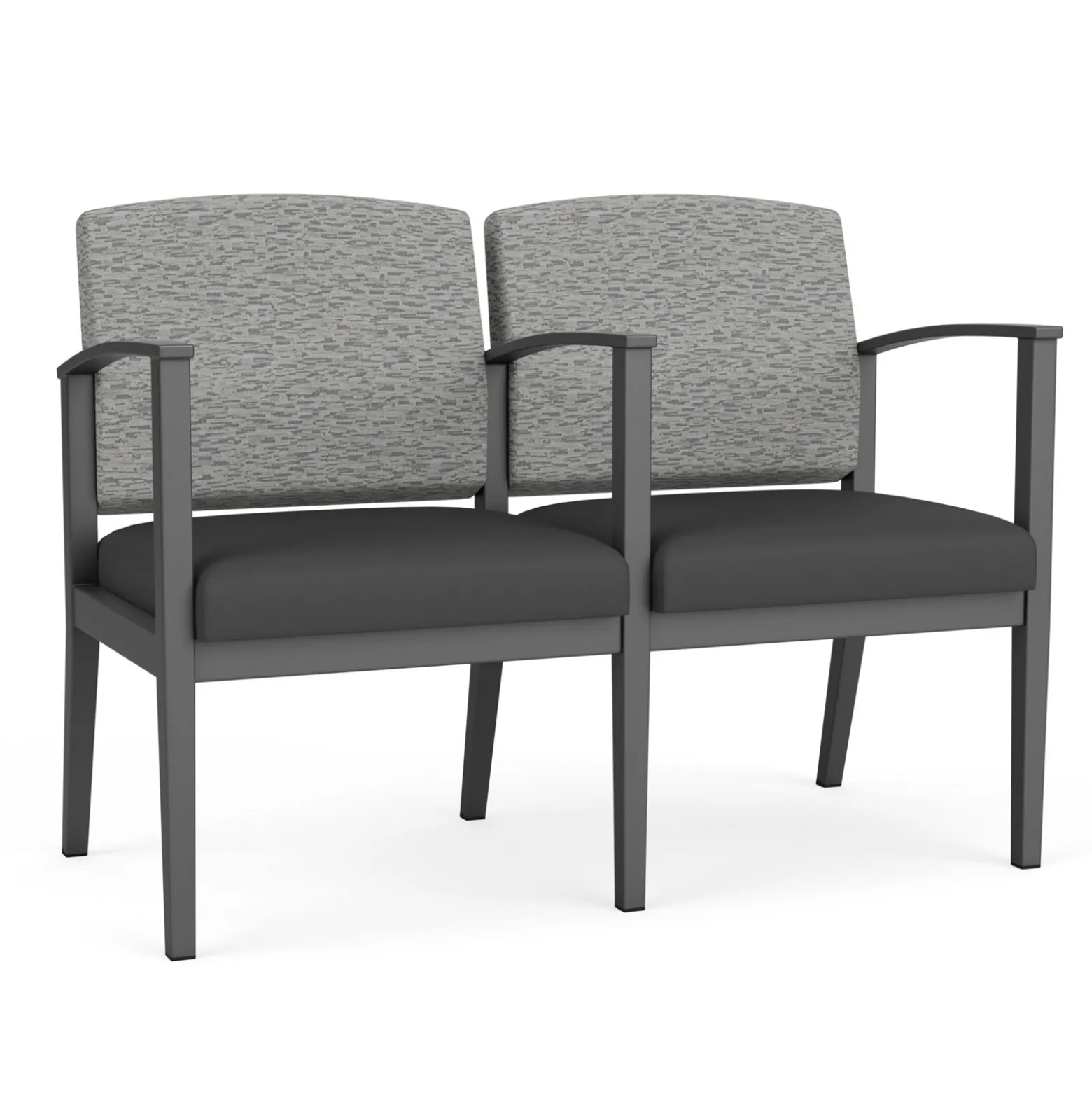 Mason Street Steel 2-Seater With Center Arm In Standard Upholstery