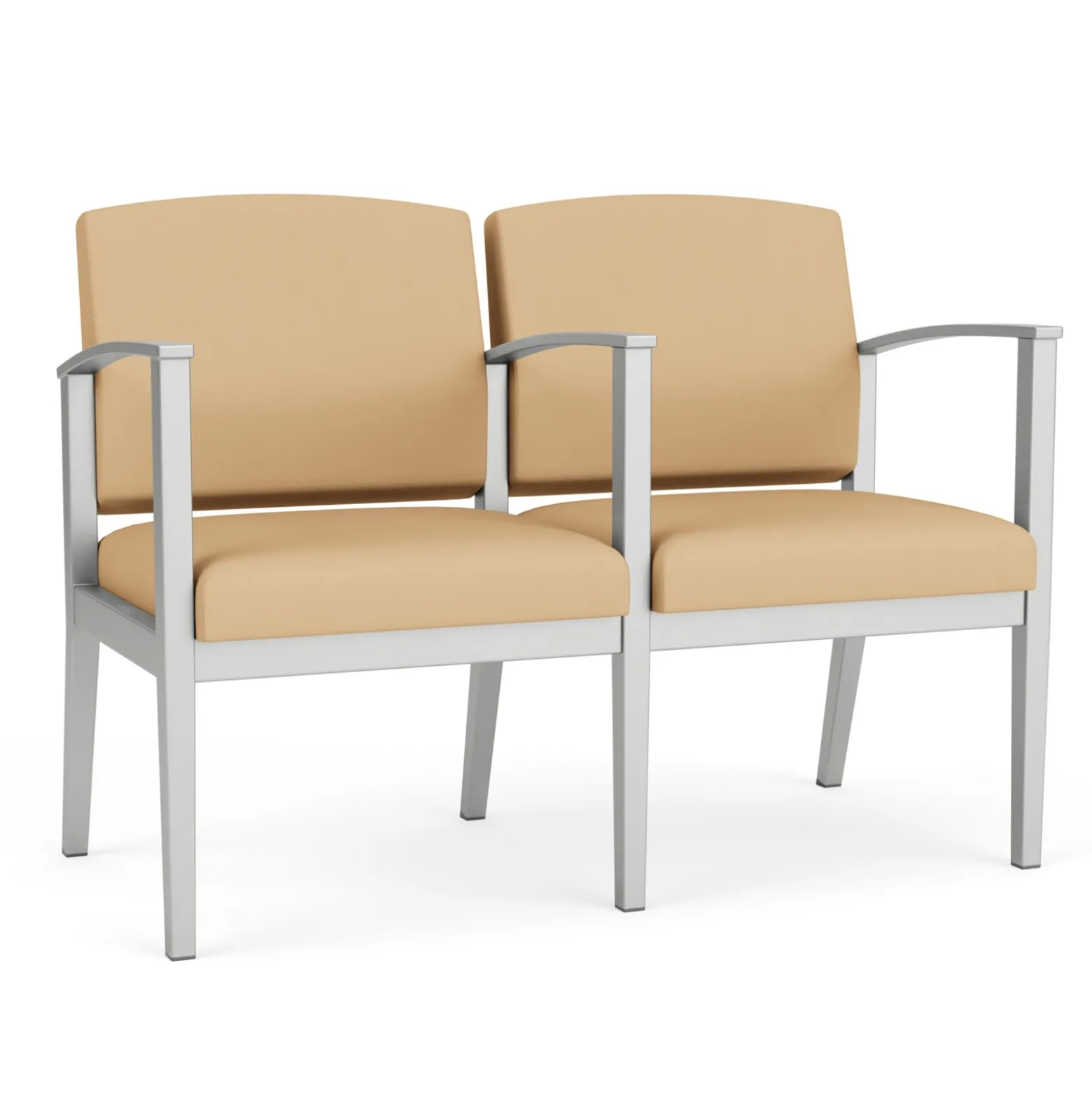 Mason Street Steel 2-Seater With Center Arm In Standard Upholstery