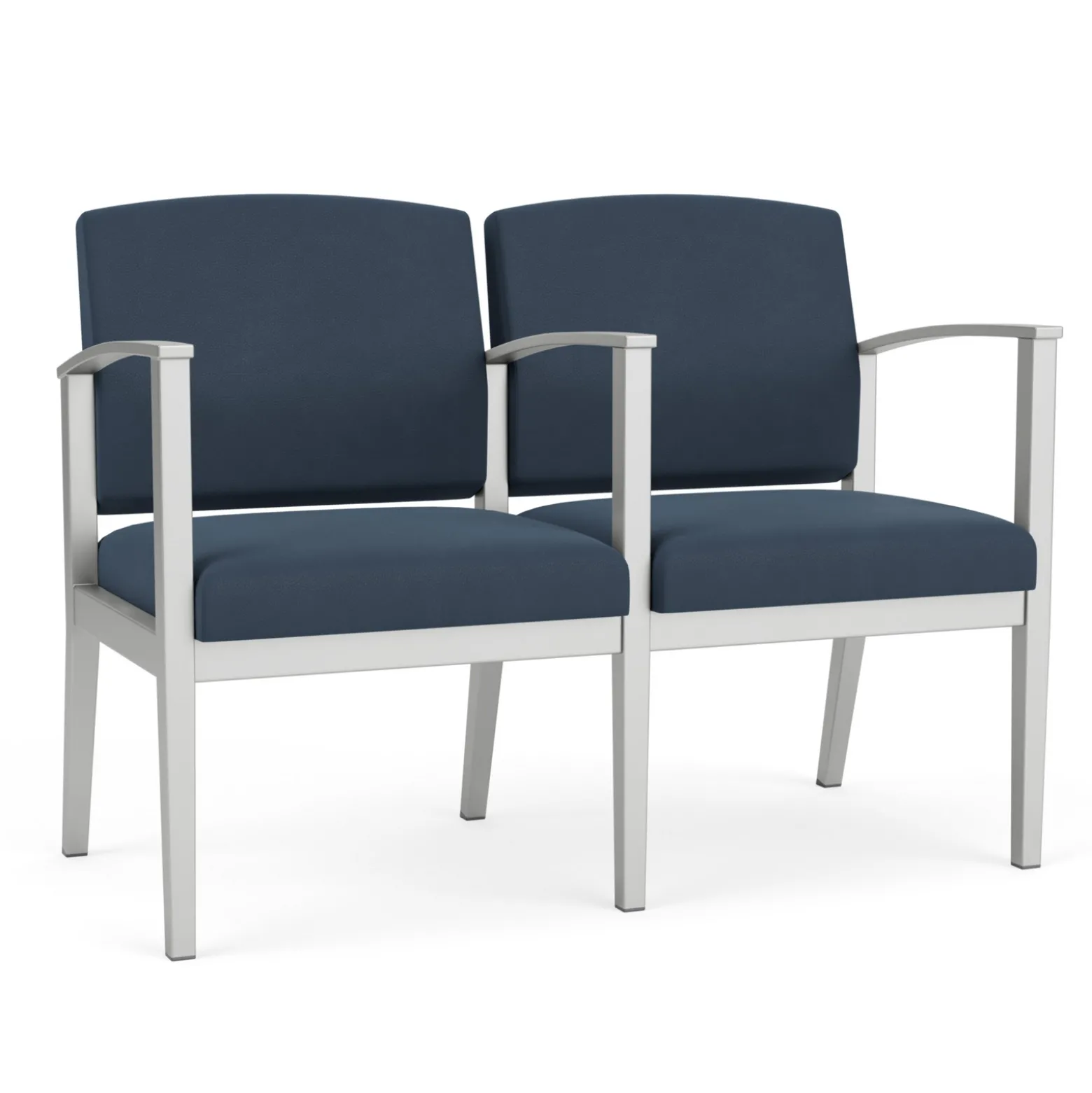 Mason Street Steel 2-Seater With Center Arm In Standard Upholstery