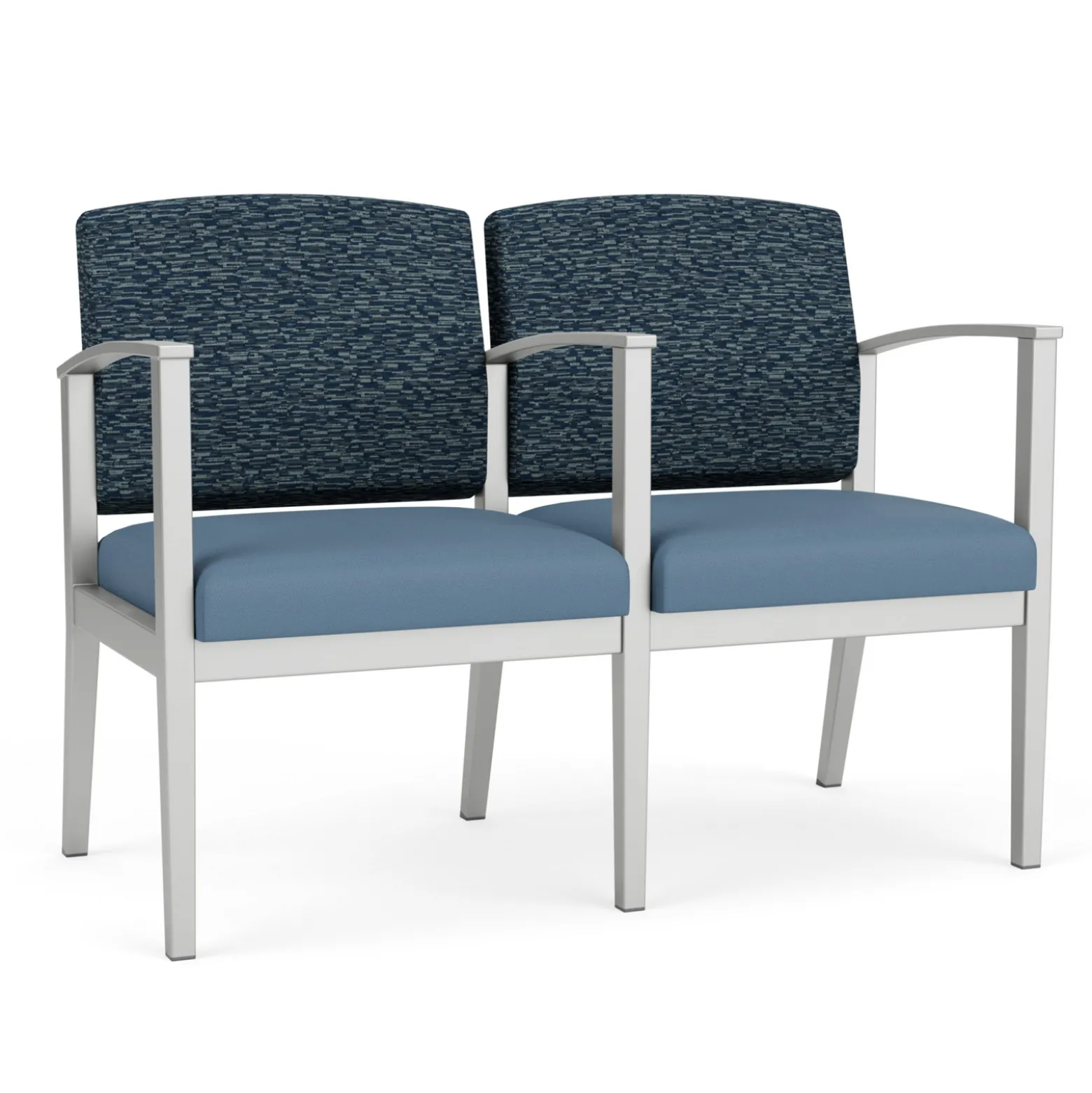 Mason Street Steel 2-Seater With Center Arm In Standard Upholstery