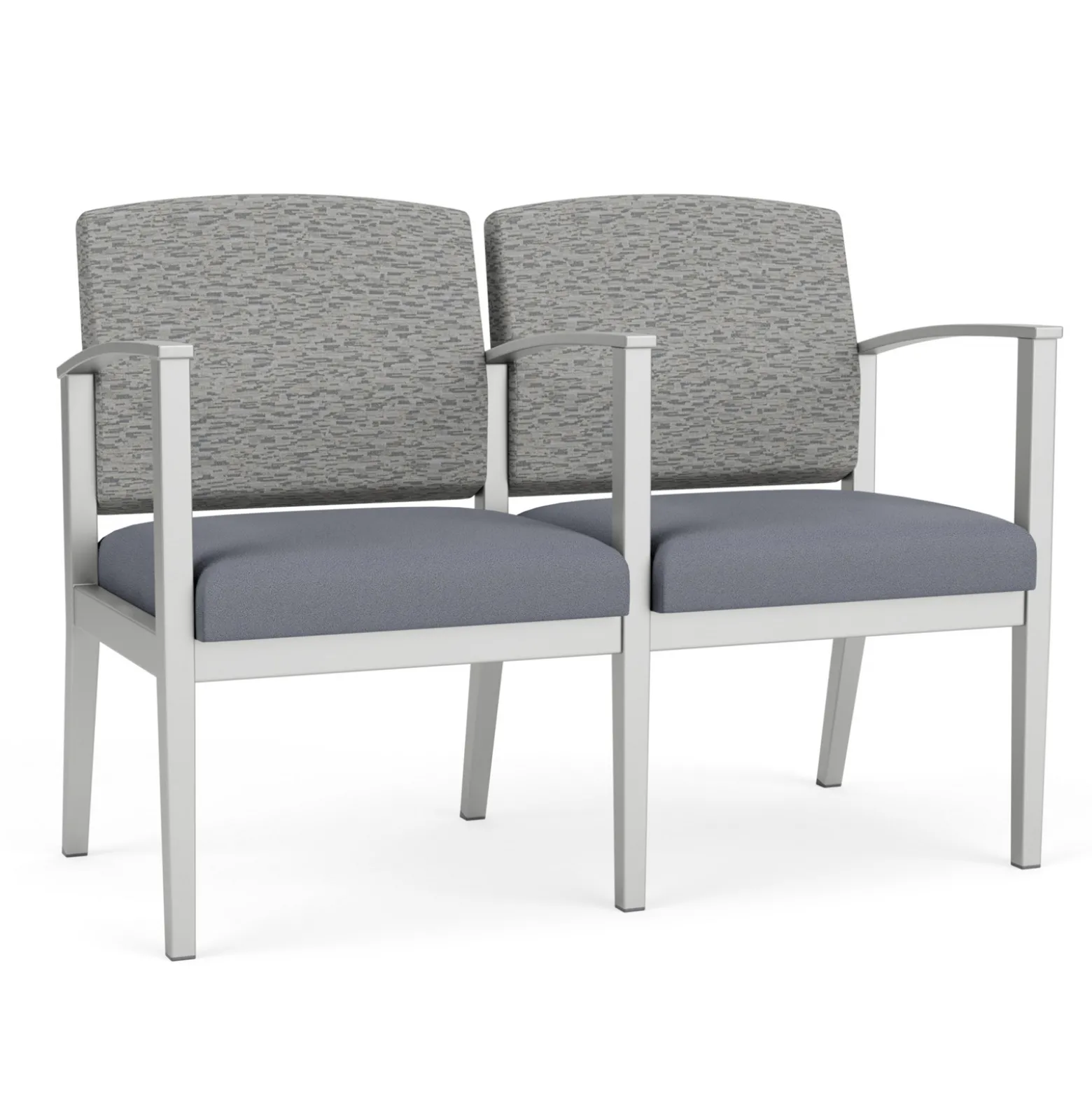 Mason Street Steel 2-Seater With Center Arm In Standard Upholstery