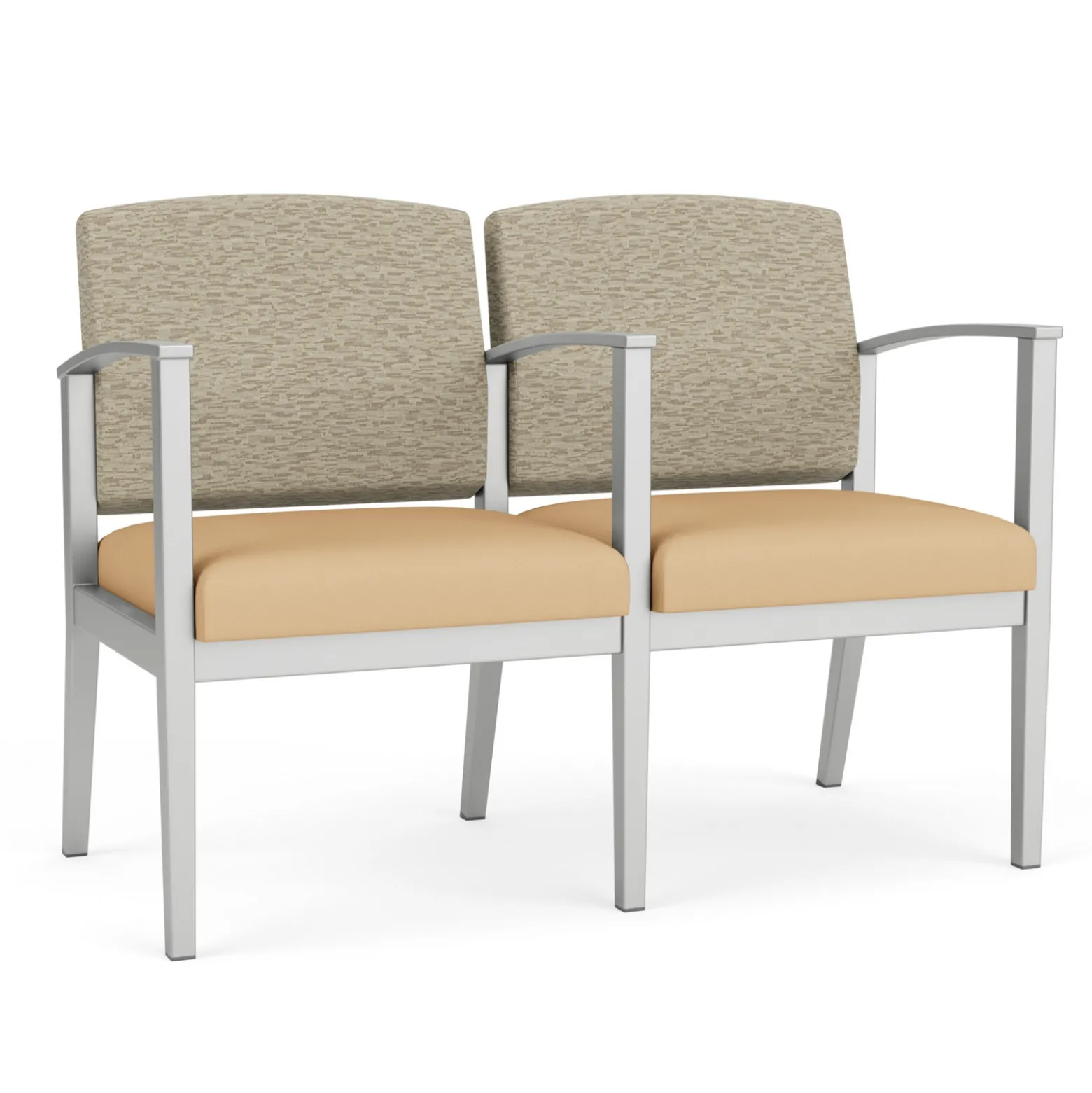 Mason Street Steel 2-Seater With Center Arm In Standard Upholstery