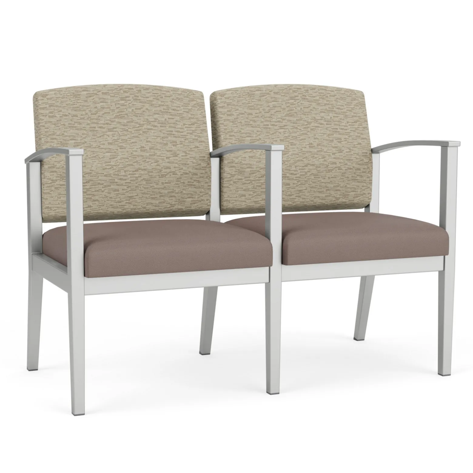 Mason Street Steel 2-Seater With Center Arm In Standard Upholstery