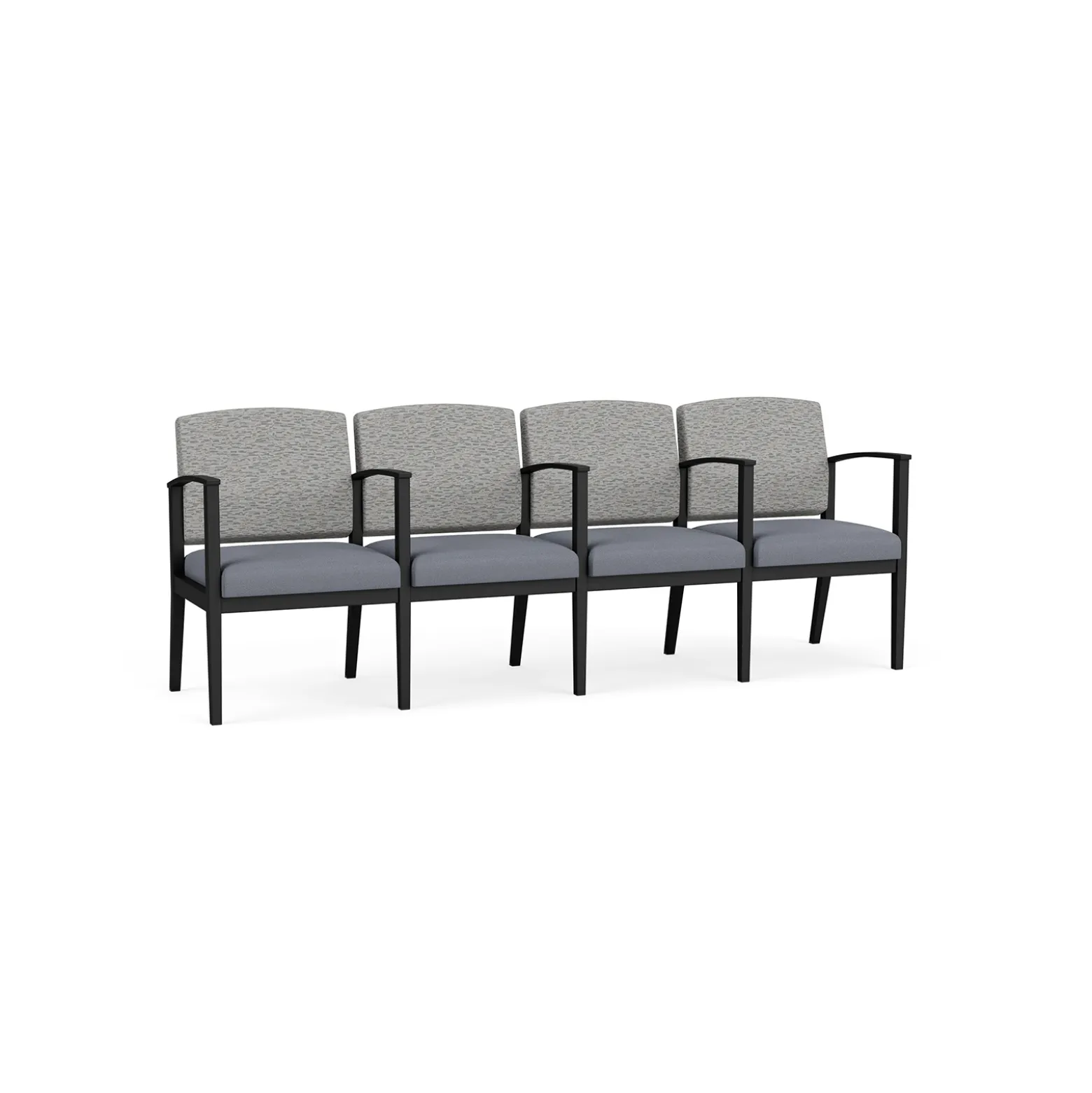 Mason Street Steel 4-Seater With Center Arms In Standard Upholstery