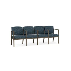 Mason Street Steel 4-Seater With Center Arms In Standard Upholstery