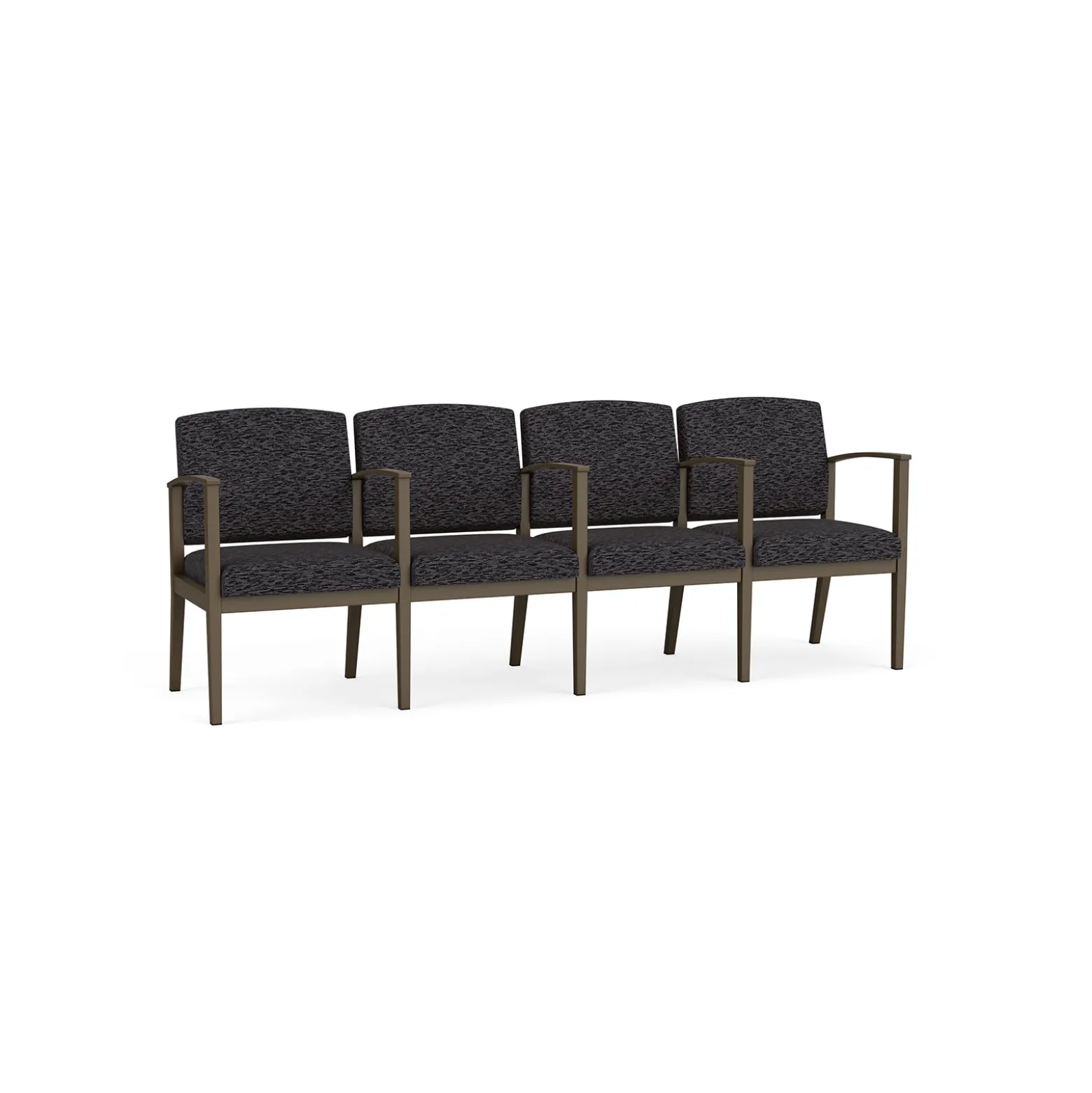 Mason Street Steel 4-Seater With Center Arms In Standard Upholstery