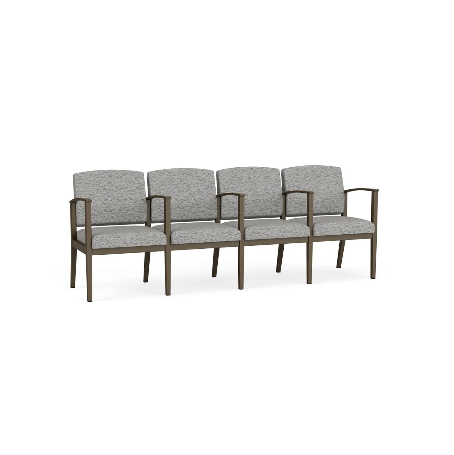 Mason Street Steel 4-Seater With Center Arms In Standard Upholstery