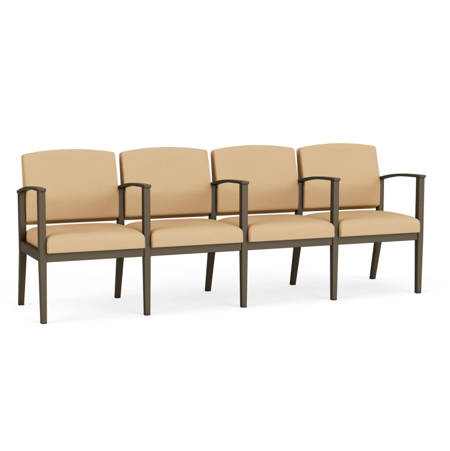 Mason Street Steel 4-Seater With Center Arms In Standard Upholstery