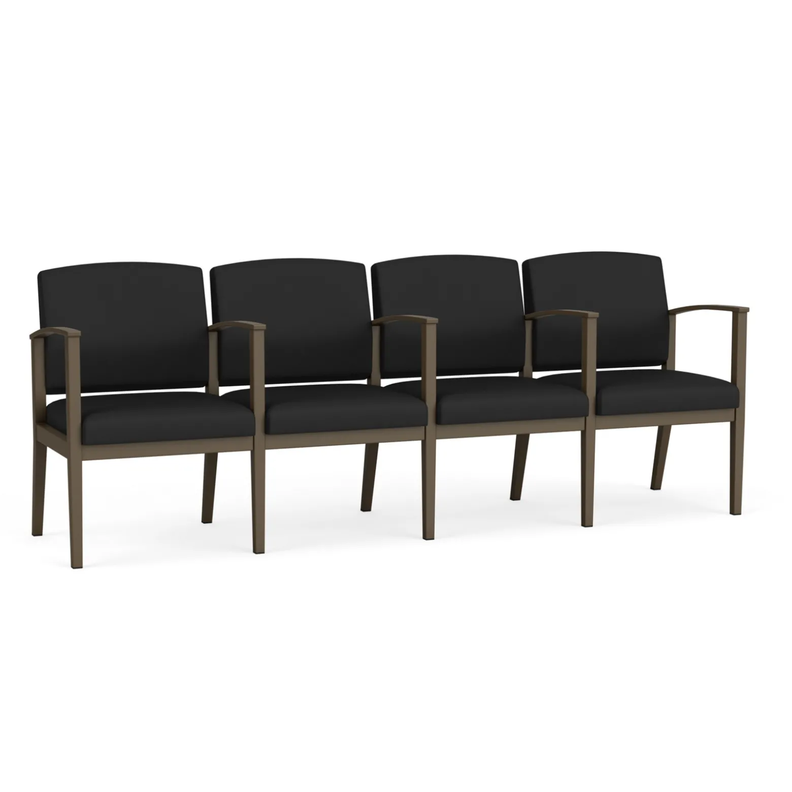 Mason Street Steel 4-Seater With Center Arms In Standard Upholstery