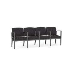 Mason Street Steel 4-Seater With Center Arms In Standard Upholstery