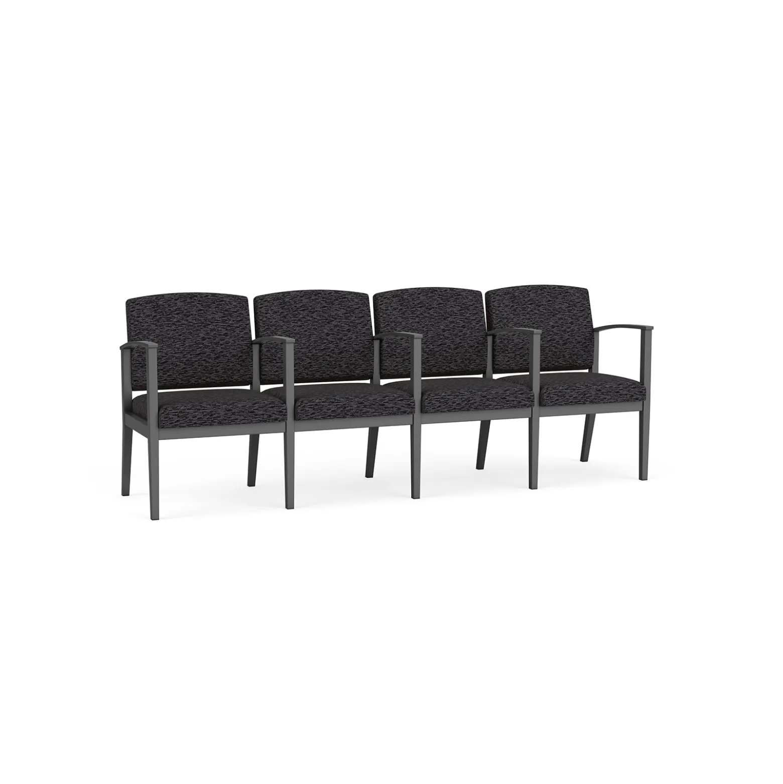 Mason Street Steel 4-Seater With Center Arms In Standard Upholstery