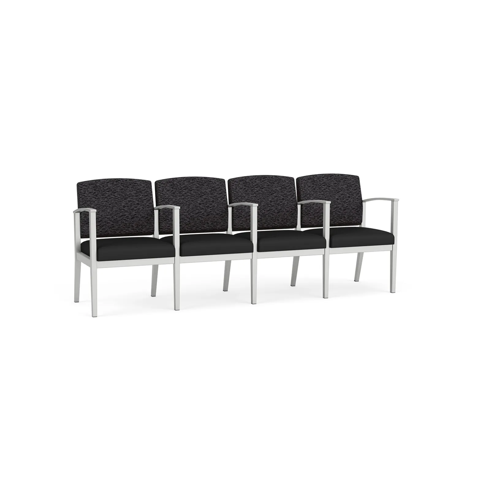 Mason Street Steel 4-Seater With Center Arms In Standard Upholstery