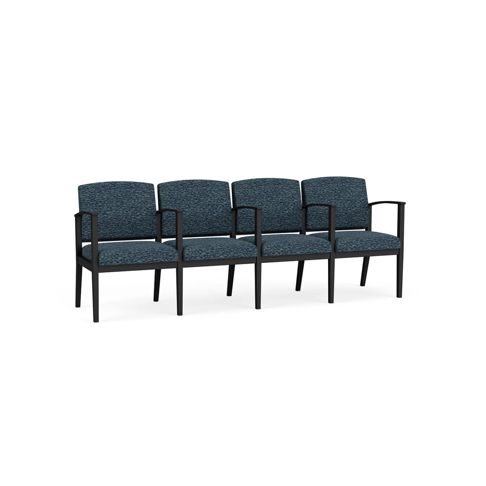 Mason Street Steel 4-Seater With Center Arms In Standard Upholstery