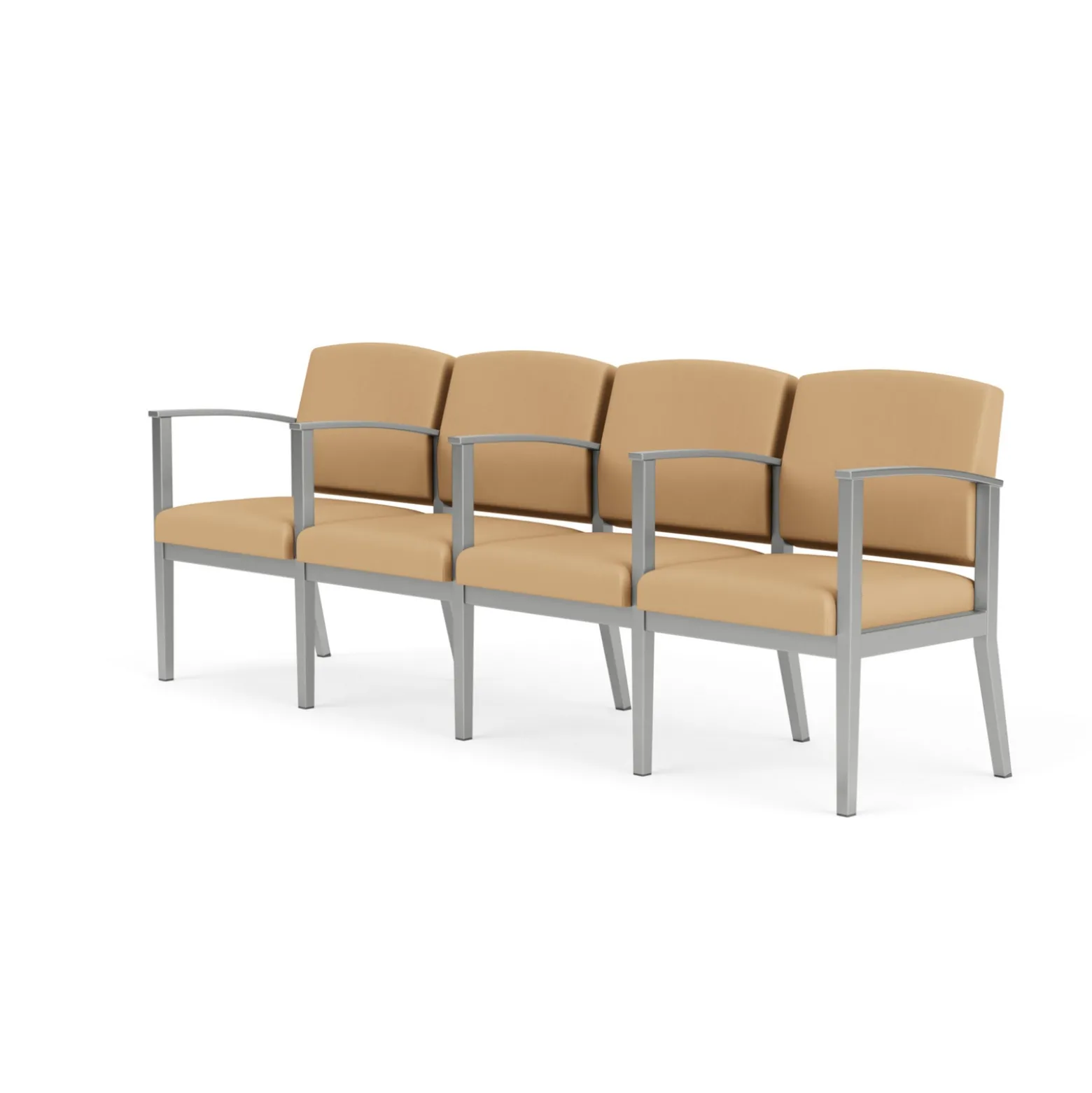 Mason Street Steel 4-Seater With Center Arms In Standard Upholstery