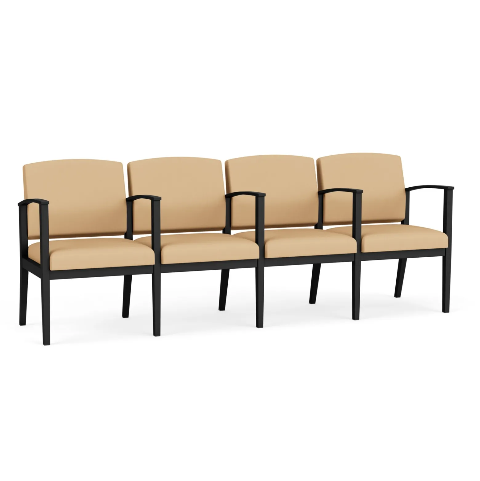 Mason Street Steel 4-Seater With Center Arms In Standard Upholstery