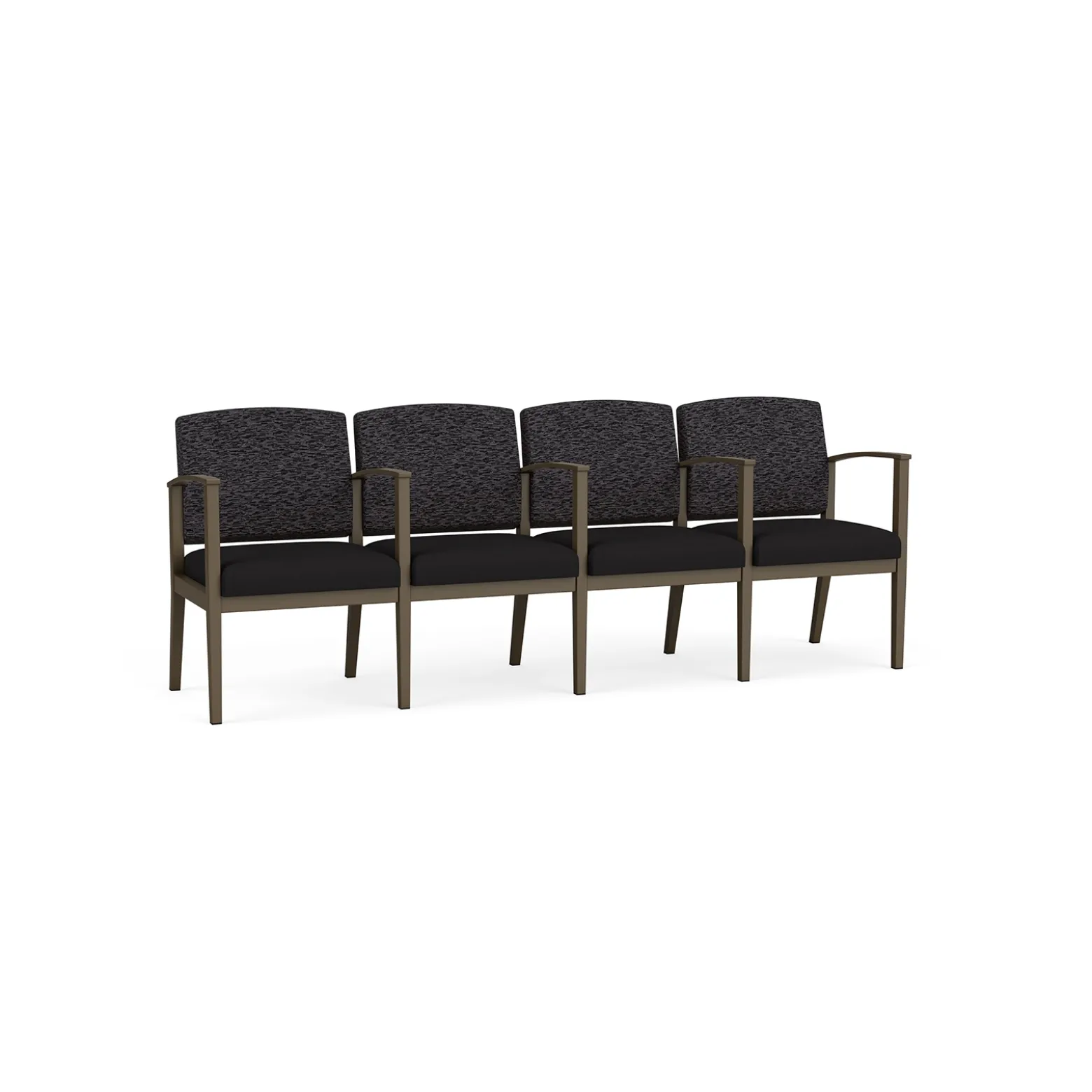 Mason Street Steel 4-Seater With Center Arms In Standard Upholstery