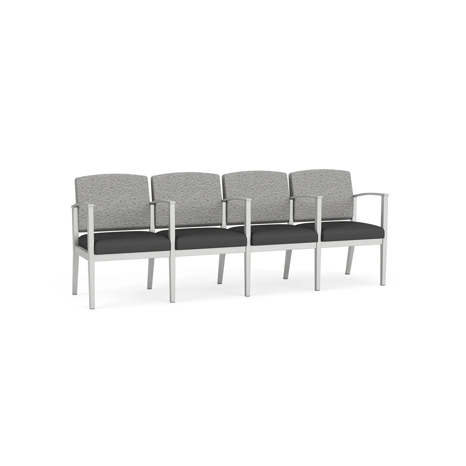 Mason Street Steel 4-Seater With Center Arms In Standard Upholstery